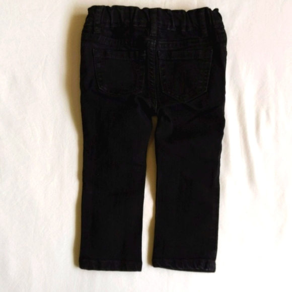 children's place black skinny denim jeans 18-24 months baby toddler girls - Picture 8 of 9